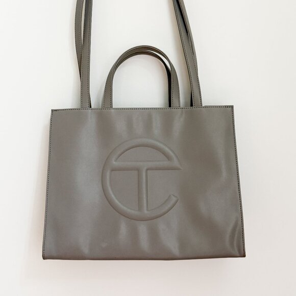 TELFAR - Medium Shopping Bag - Grey - Picture 3 of 13